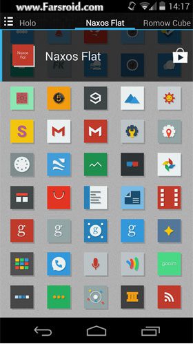 Naxos Flat Icon Pack ADW Nova – 낙소스 평면 아이콘 팩 ADW 노바 3.1.0 3