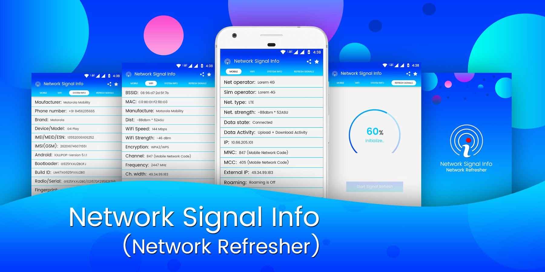 Network Signal Info & Network Refresher – 네트워크 신호 정보 및 네트워크 새로 고침 1.1 1
