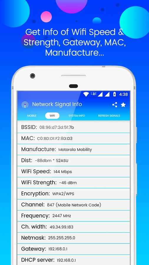 Network Signal Info & Network Refresher – 네트워크 신호 정보 및 네트워크 새로 고침 1.1 4