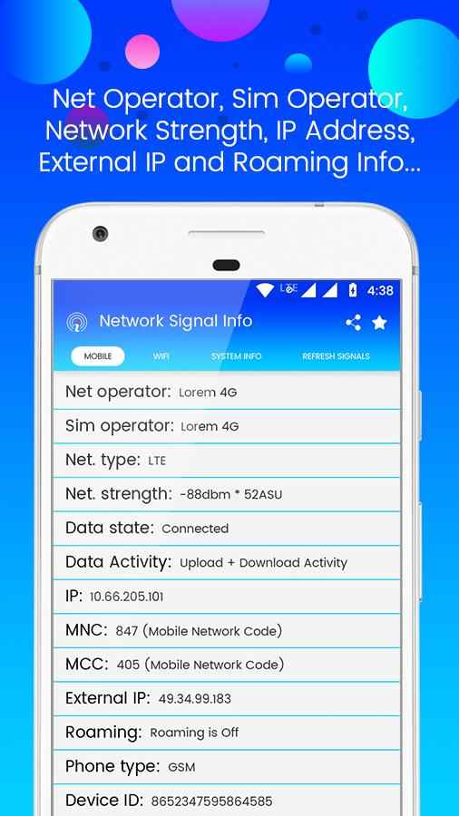 Network Signal Info & Network Refresher – 네트워크 신호 정보 및 네트워크 새로 고침 1.1 5