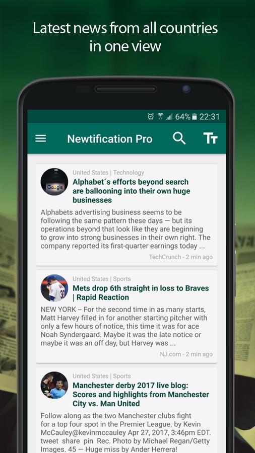 News by Notifications PRO – 알림으로 뉴스 PRO (프로) 2.4.4 3