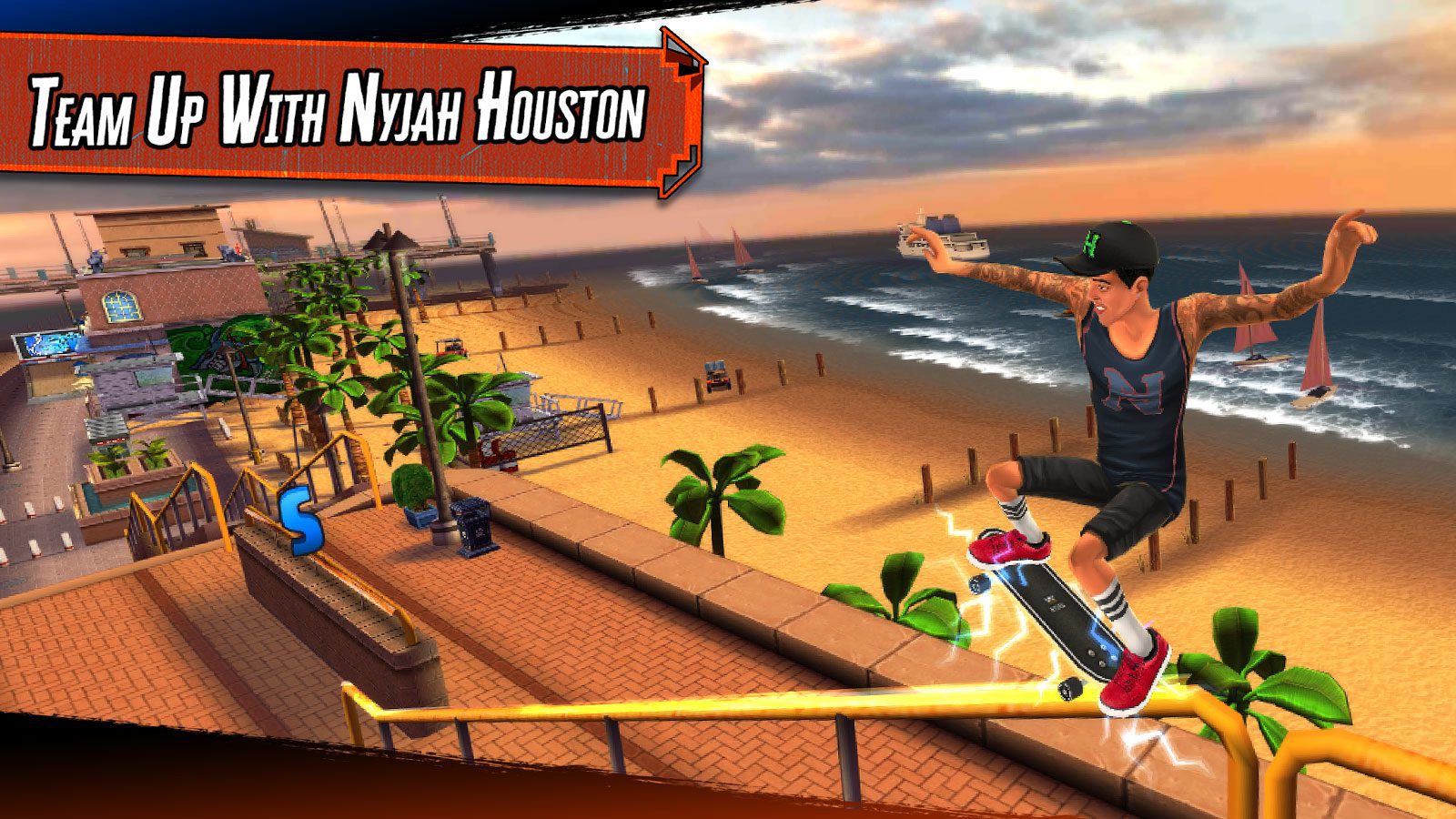 Nyjah Huston: #Skatelife – 니자 허스턴: #스케이트라이프 0.5.4 버그판 3