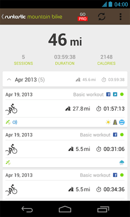 Runtastic Mountain Bike – 런타스틱 산악 자전거 3.6.2 1
