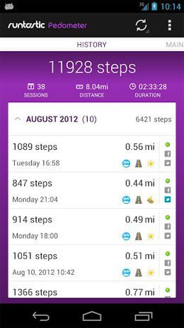 Runtastic Pedometer PRO – 런타스틱 페도미터 PRO (프로) 1.6.2 2