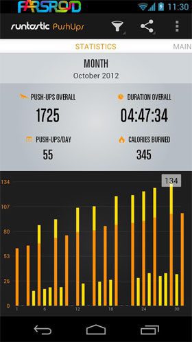 Runtastic Push-Ups PRO – 런타스틱 푸시업 PRO (프로) 1.12 2