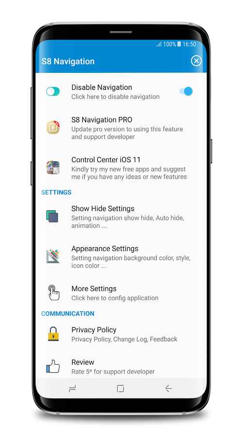 S8 Navigation bar PRO (No Root) – S8 네비게이션 바 PRO (루트 없음) (프로) 1.3.3 8