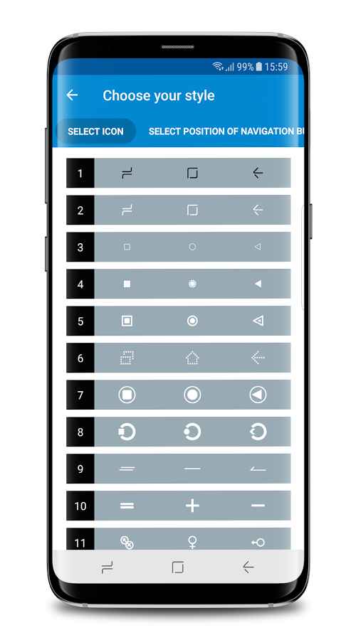 S8 Navigation bar PRO (No Root) – S8 네비게이션 바 PRO (루트 없음) (프로) 1.3.3 3