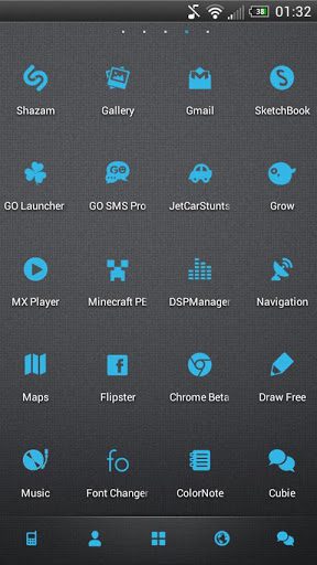 SMPL Blue Theme Go/Nova/Apex – SMPL 블루 테마 Go/Nova/Apex 2.7 2