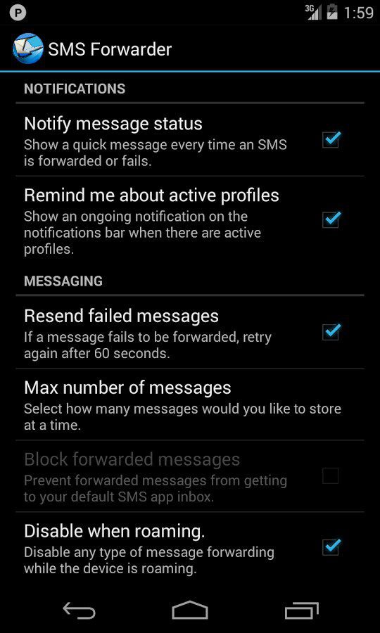 SMS Forwarder Full – SMS 포워더 풀 4.3.9 5