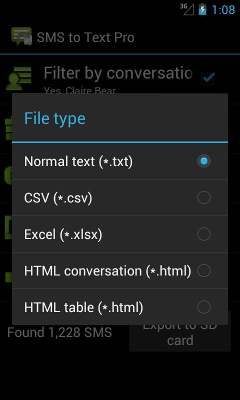 SMS to Text Pro – SMS를 텍스트로 변환 프로 (프로) 1.9.5 4