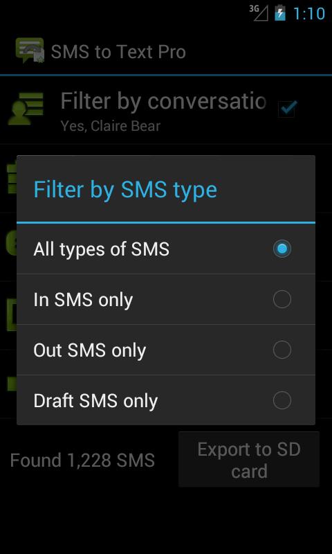 SMS to Text Pro – SMS를 텍스트로 변환 프로 (프로) 1.9.5 5