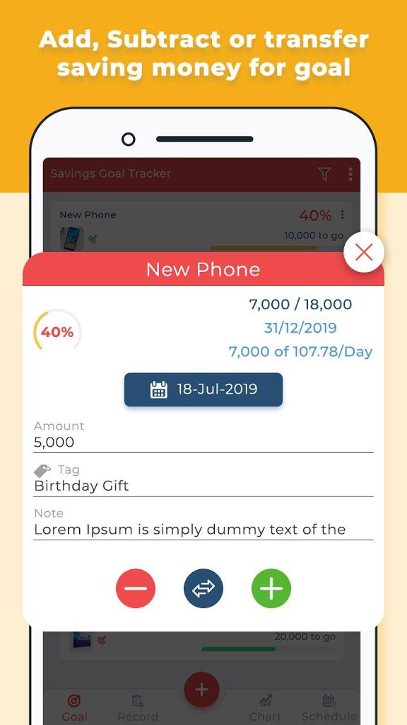 SaveMoney : Savings Goal Track – 세이브머니 : 저축 목표 추적 (프로) 1.1 3