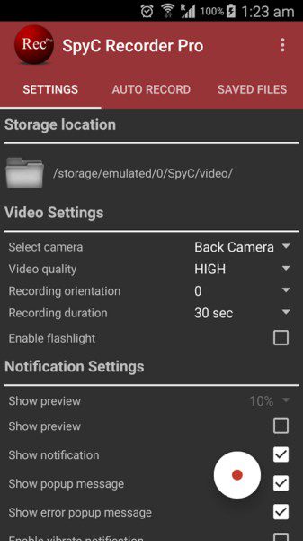 Secret Video Recorder Pro- SVR – 비밀 비디오 녹화기 프로 – SVR (프로) 3.2 10