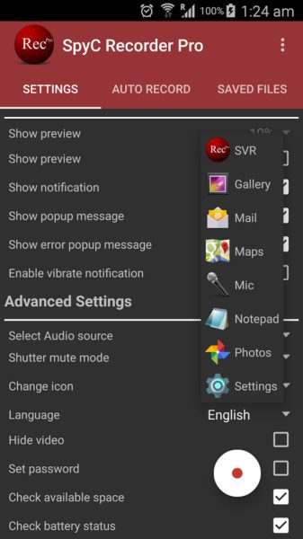 Secret Video Recorder Pro- SVR – 비밀 비디오 녹화기 프로 – SVR (프로) 3.2 9