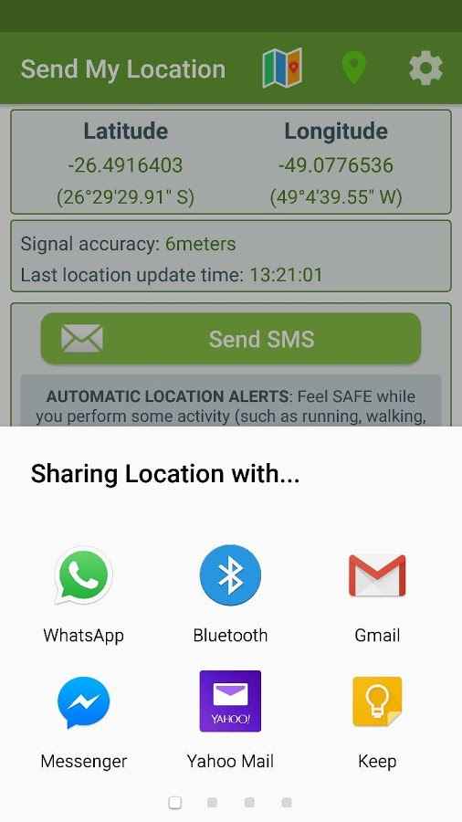 Send My Location – 내 위치 보내기 1.2 3
