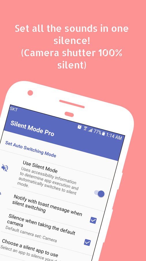 Silent Mode Pro (Camera Mute) – 사일런트 모드 프로 (카메라 음소거) (프로) 2.4.1 버그판 7