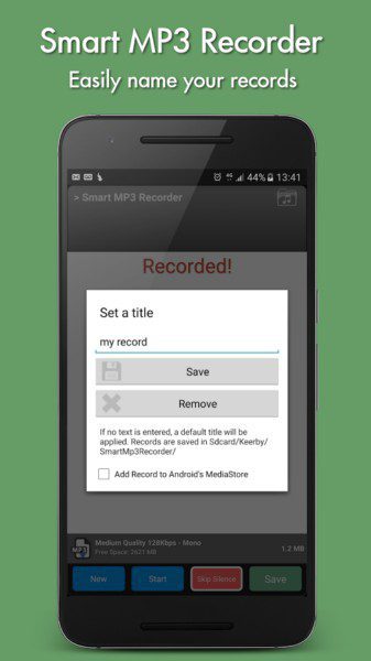 Smart MP3 Recorder Premium – 스마트 MP3 녹음기 프리미엄 (프리미엄) 2.1 3