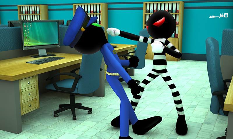 Stickman Bank Robbery Escape – 스틱맨 은행 강도 탈출 1.3 버그판 2