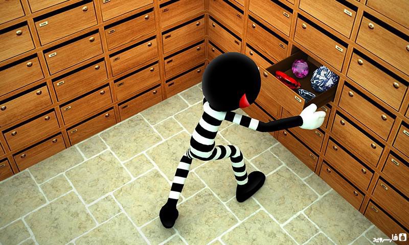 Stickman Bank Robbery Escape – 스틱맨 은행 강도 탈출 1.3 버그판 3