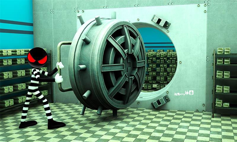 Stickman Bank Robbery Escape – 스틱맨 은행 강도 탈출 1.3 버그판 4