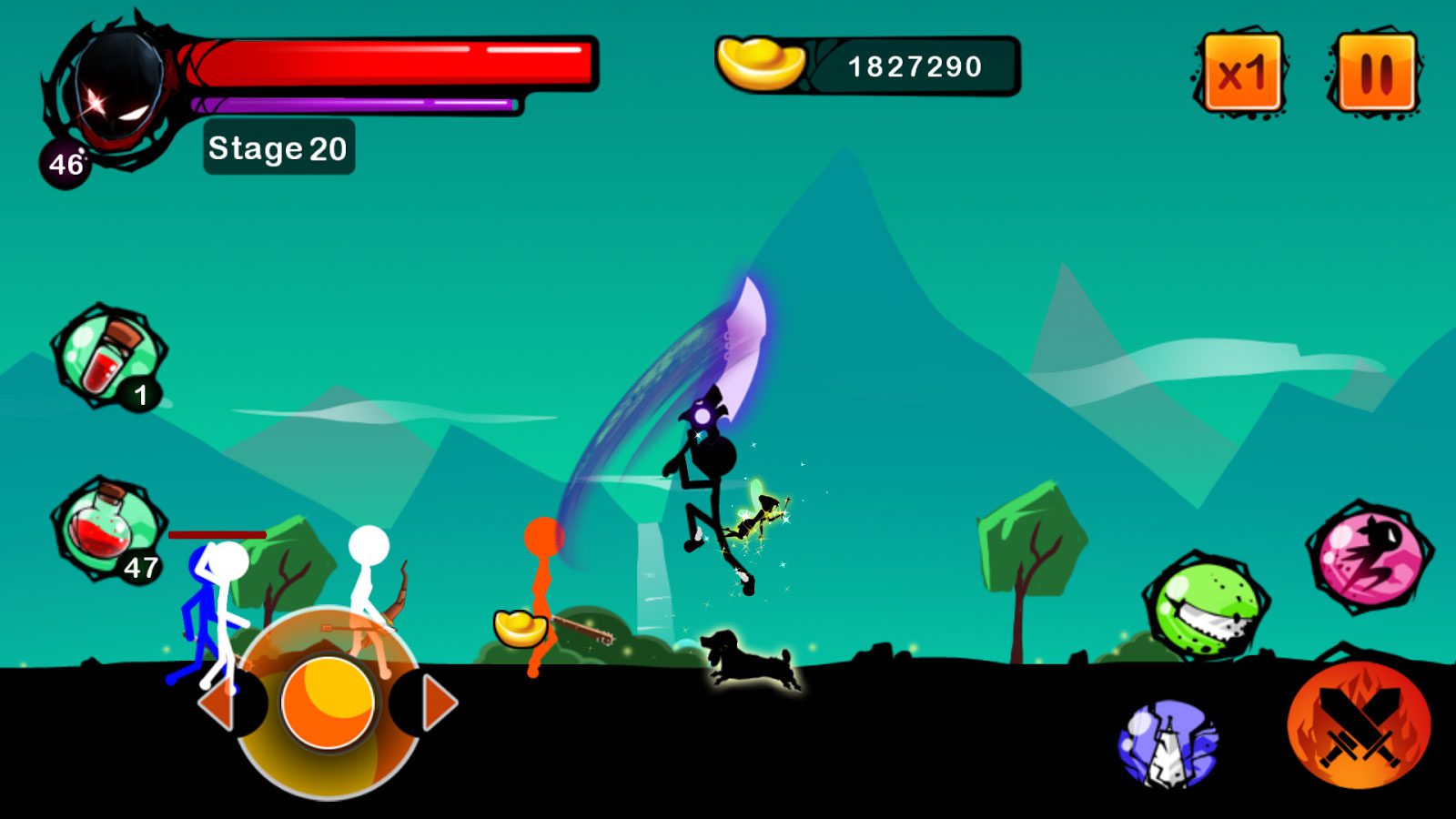 Stickman Ghost Ninja Warrior – 스틱맨 고스트 닌자 전사 3.1 버그판 4