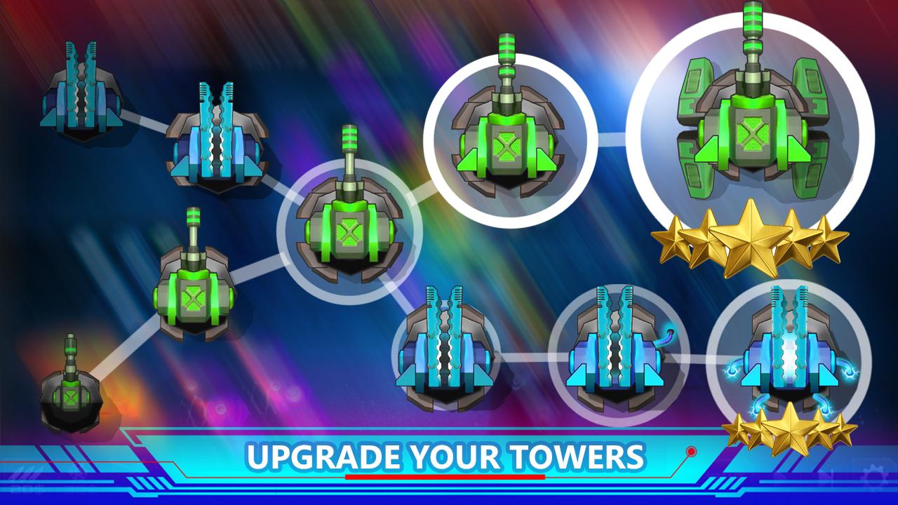 Strategy – Galaxy glow defense – بازی برج دفاعی “دفاع از کهکشان” اندروید – 전략 – 은하 빛 방어 1.1.5 버그판 2