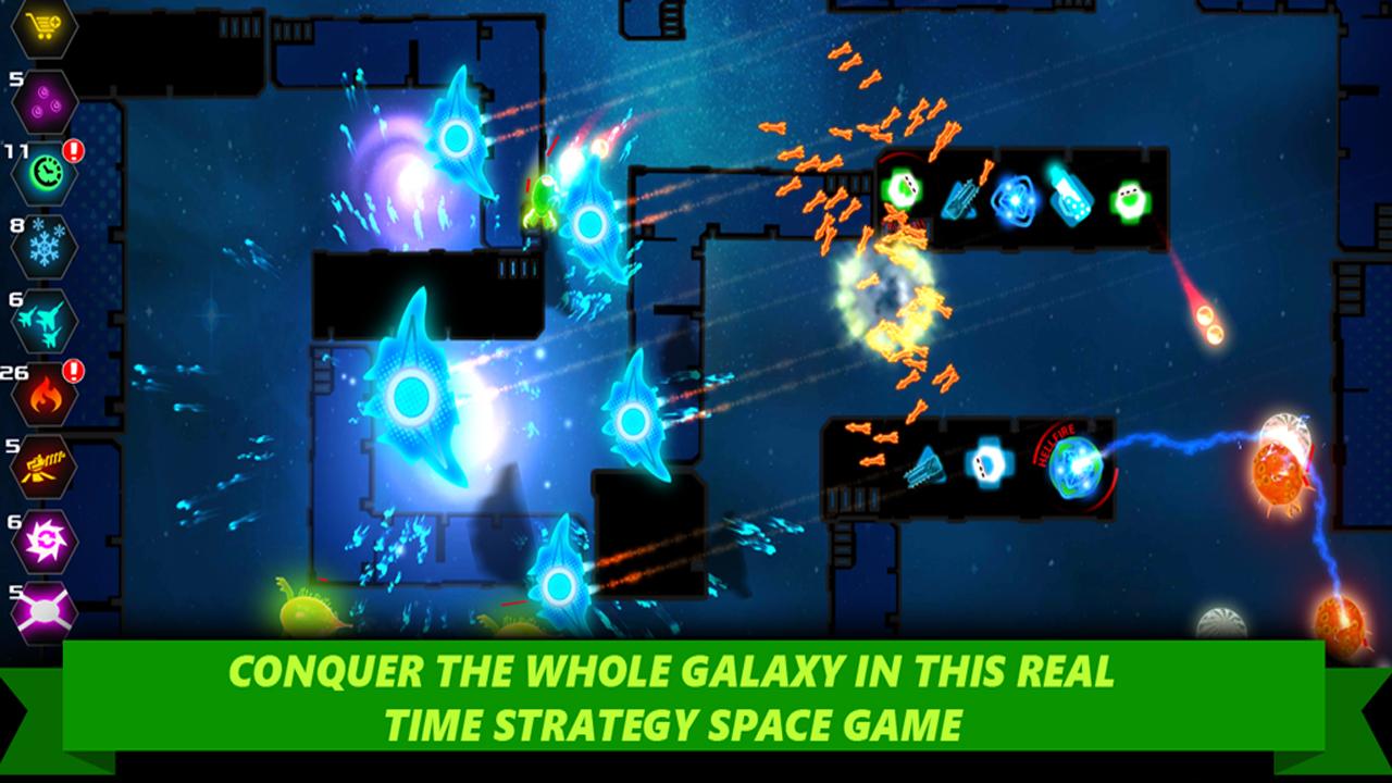 Strategy – Galaxy glow defense – بازی برج دفاعی “دفاع از کهکشان” اندروید – 전략 – 은하 빛 방어 1.1.5 버그판 3