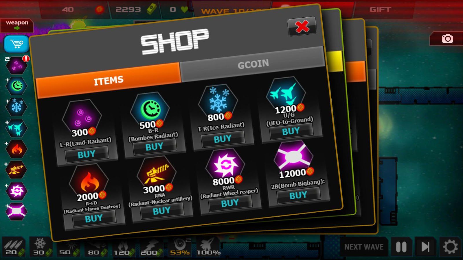 Strategy – Galaxy glow defense – بازی برج دفاعی “دفاع از کهکشان” اندروید – 전략 – 은하 빛 방어 1.1.5 버그판 4
