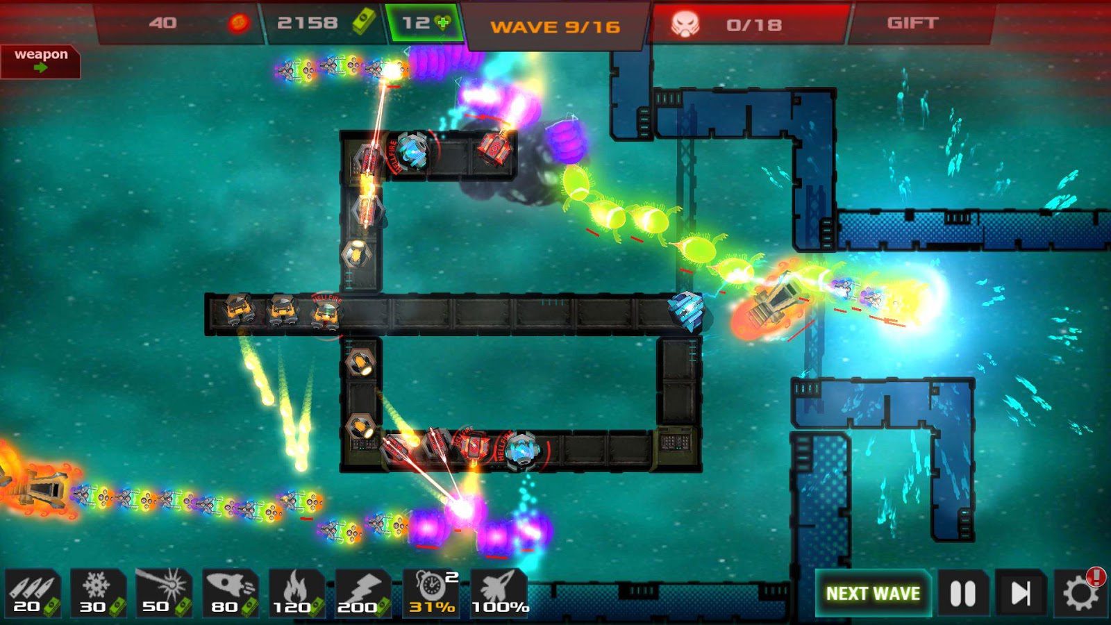 Strategy – Galaxy glow defense – بازی برج دفاعی “دفاع از کهکشان” اندروید – 전략 – 은하 빛 방어 1.1.5 버그판 6