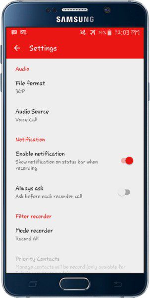 Super Call Recorder PRO – 슈퍼 콜 레코더 PRO (프로) 1.0 3