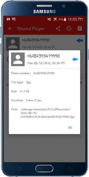 Super Call Recorder PRO – 슈퍼 콜 레코더 PRO (프로) 1.0 5