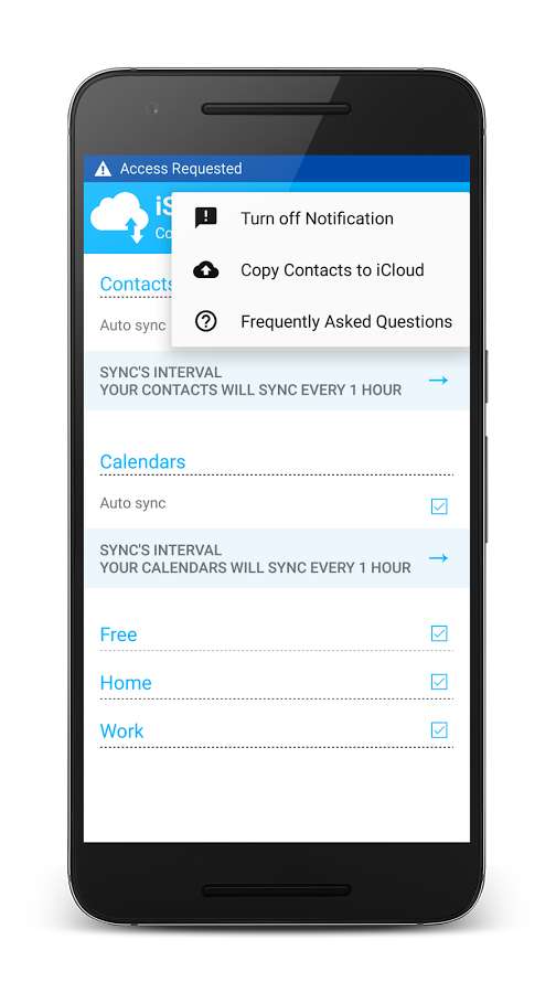 Sync Contact & Calendar Cloud – 연락처 및 캘린더 클라우드 동기화 2.2.18 3