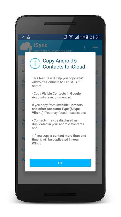 Sync Contact & Calendar Cloud – 연락처 및 캘린더 클라우드 동기화 2.2.18 4