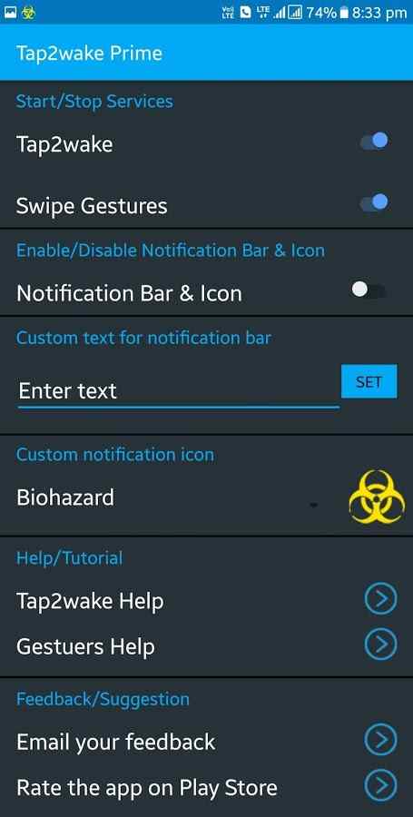 Tap2wake Prime with Swipe Gestures – 탭투웨이크 프라임 스와이프 제스처 1.5 1