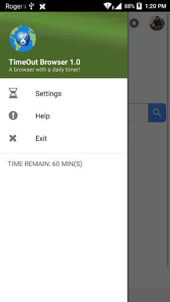 TimeOut Browser – 타임아웃 브라우저 1.07 1