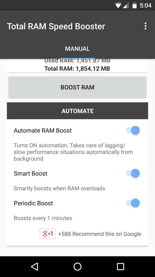 Total RAM Speed Booster – 토탈 RAM 속도 부스터 5.0.4 2