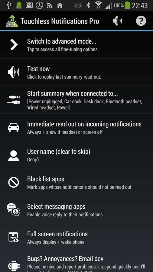Touchless Notifications Pro – 터치리스 알림 프로 (프로) 4.03 3