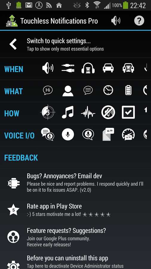 Touchless Notifications Pro – 터치리스 알림 프로 (프로) 4.03 4