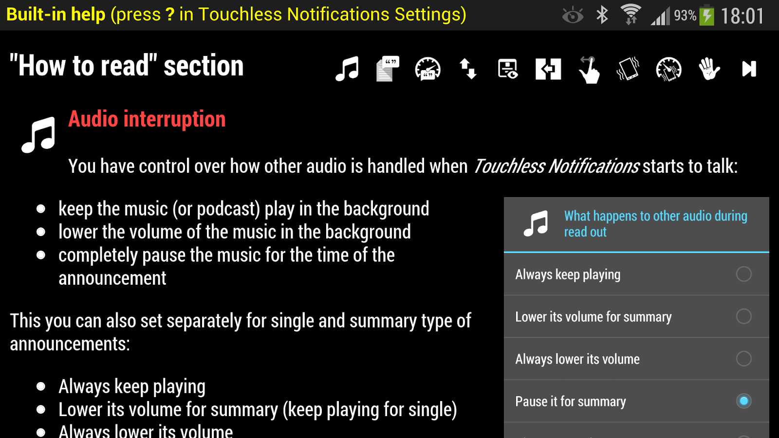 Touchless Notifications Pro – 터치리스 알림 프로 (프로) 4.03 5