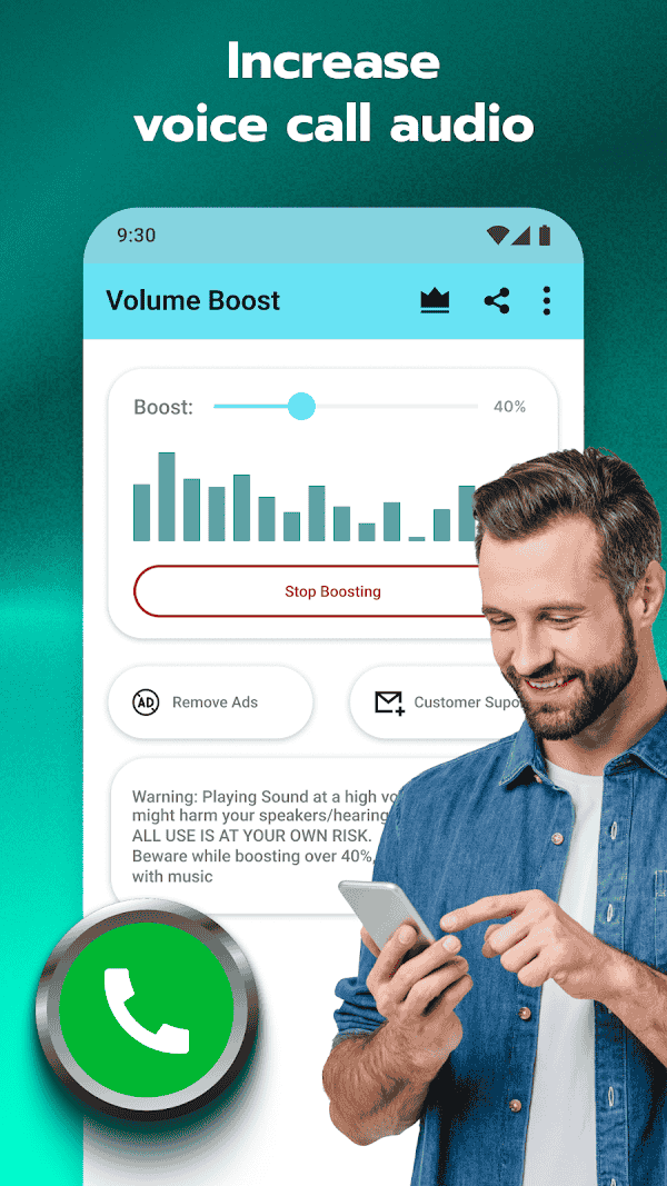 Volume Booster for Android – 안드로이드용 볼륨 부스터 (프로) 13.3.8 3