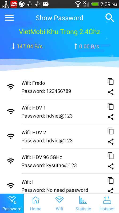 WiFi Password Recovery & Speed Test, Monitor – 와이파이 비밀번호 복구 및 속도 테스트, 모니터 1.0.0 7