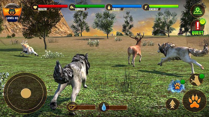 Wolf Life Simulation 2017 – 늑대 생명 시뮬레이션 2017 1.0 버그판 4