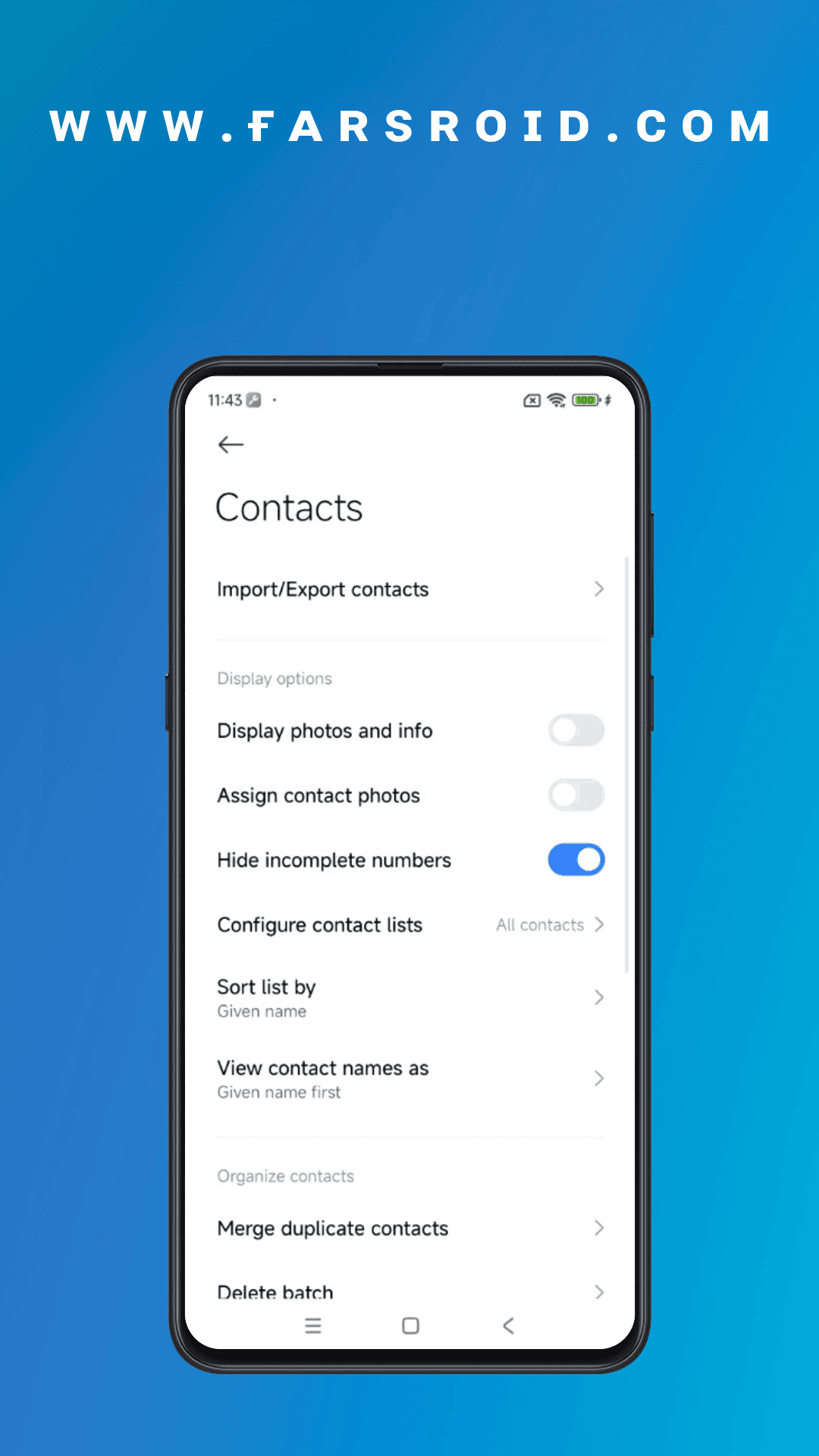 Xiaomi Contacts and dialer – 샤오미 연락처 및 다이얼러 16.8.05.11 5