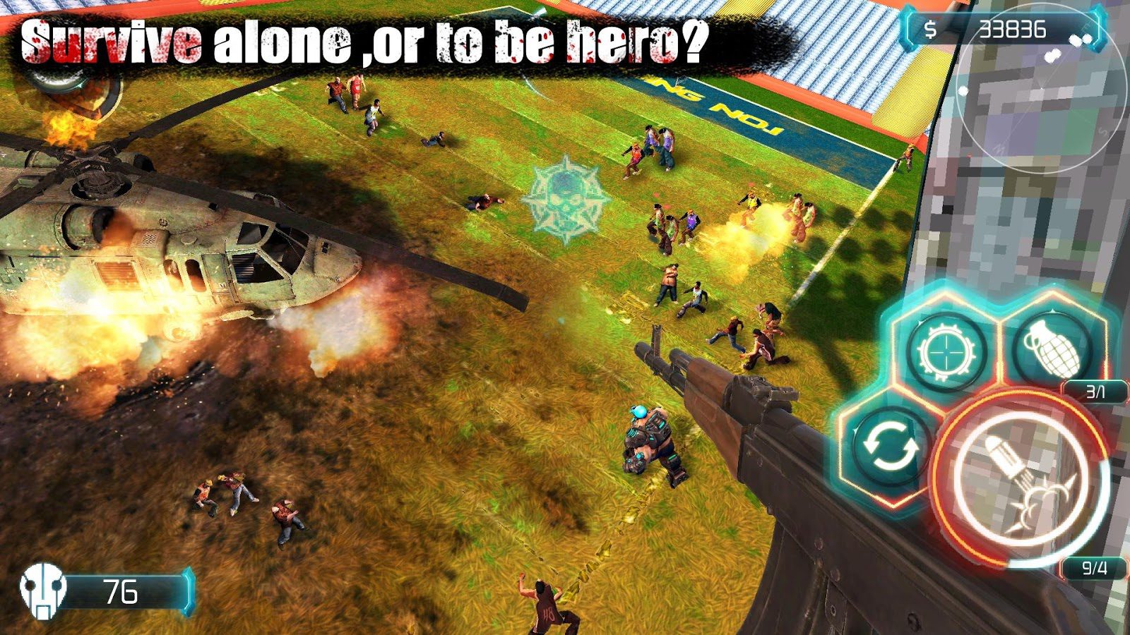 Zombie Invasion:Dead City HD – 좀비 침공: 죽은 도시 HD 1.7 버그판 4