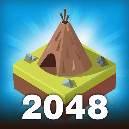 에이지 오브 2048®: 문명 도시 머지 게임 1.7.7 버그판 1 age of 2048 android logo