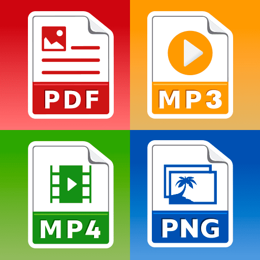 모든 파일 변환:음악, 사진, 비디오 -PDF WORD (프로) 53.0 1 all files converter logo
