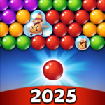 buggle 2 bubble shooter games logo