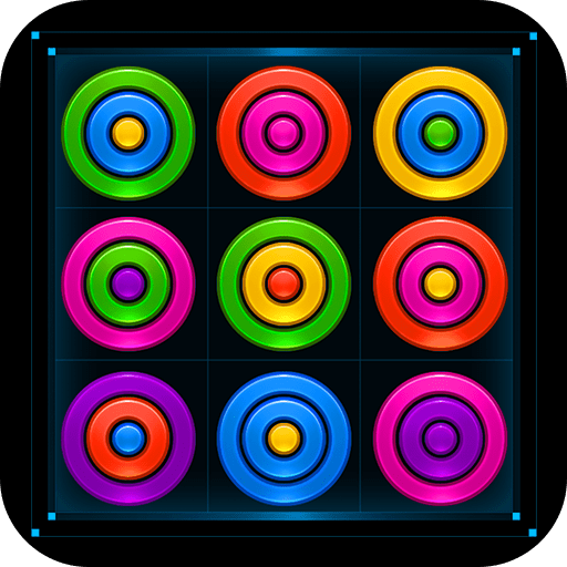 컬러 링 퍼즐 125 버그판 1 color rings puzzle logo