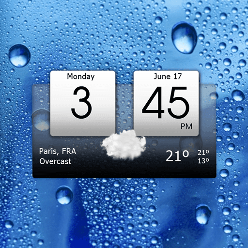 Digital Clock & World Weather - 디지털 시계 및 세계 날씨 (프리미엄) 7.41.3 1 digital clock weather logo