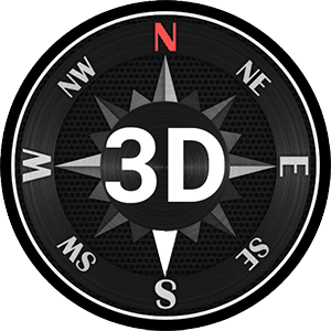 3D 나침반 3.8.1 1 digital compass logo